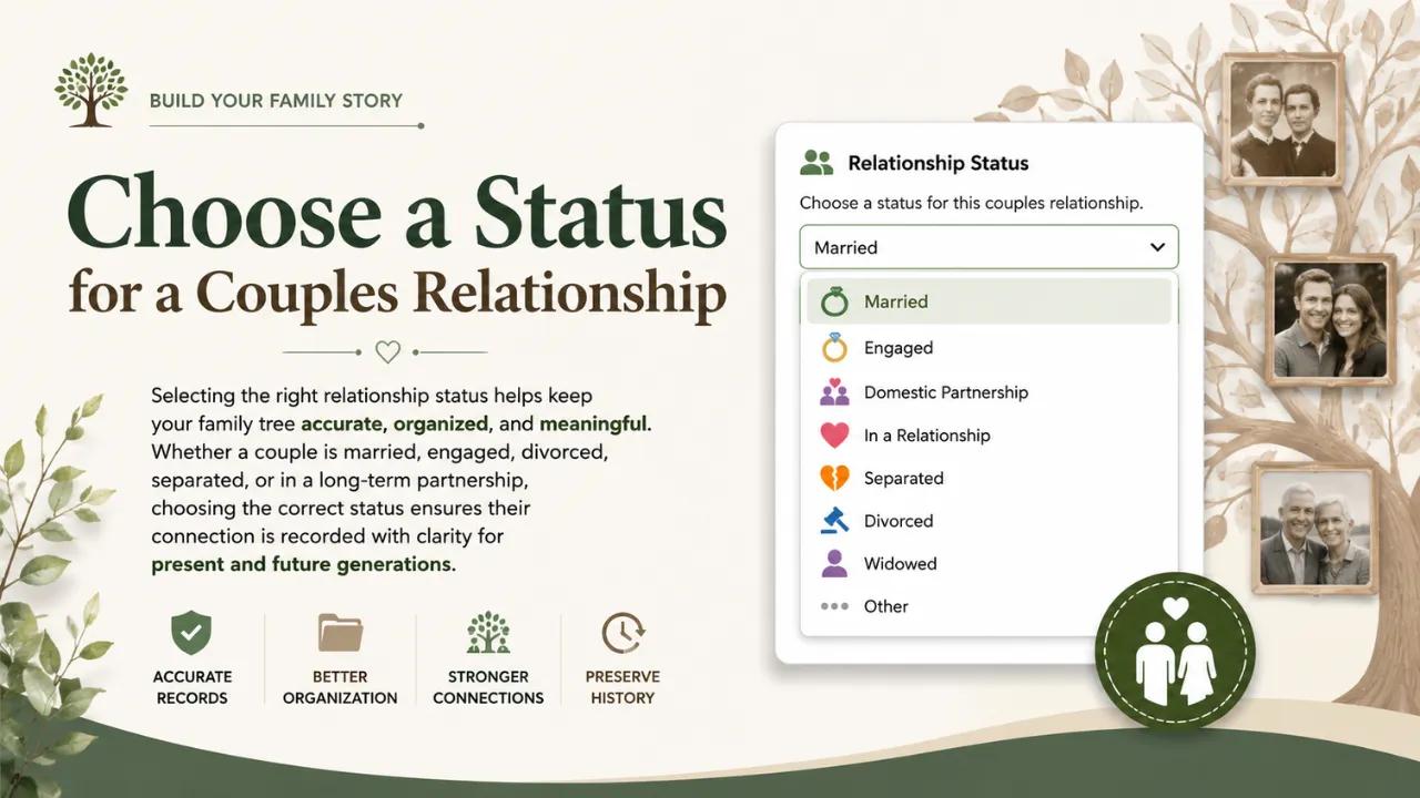 Why Relationship Status Matters in Your Family Tree